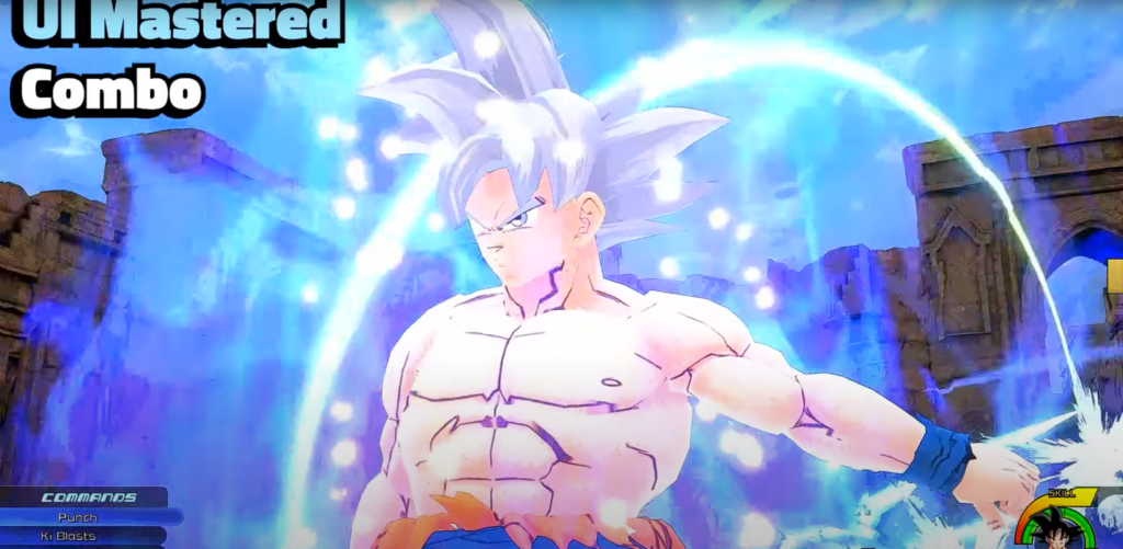 Imagem do mod que coloca Goku em Kingdom Hearts 3