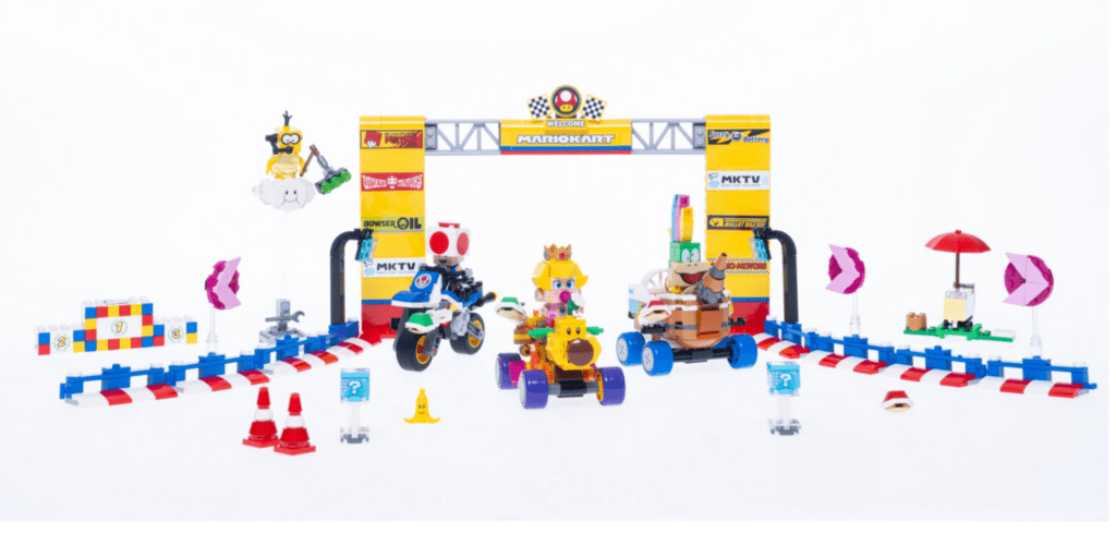 Lego revela linha de figuras de Mario Kart