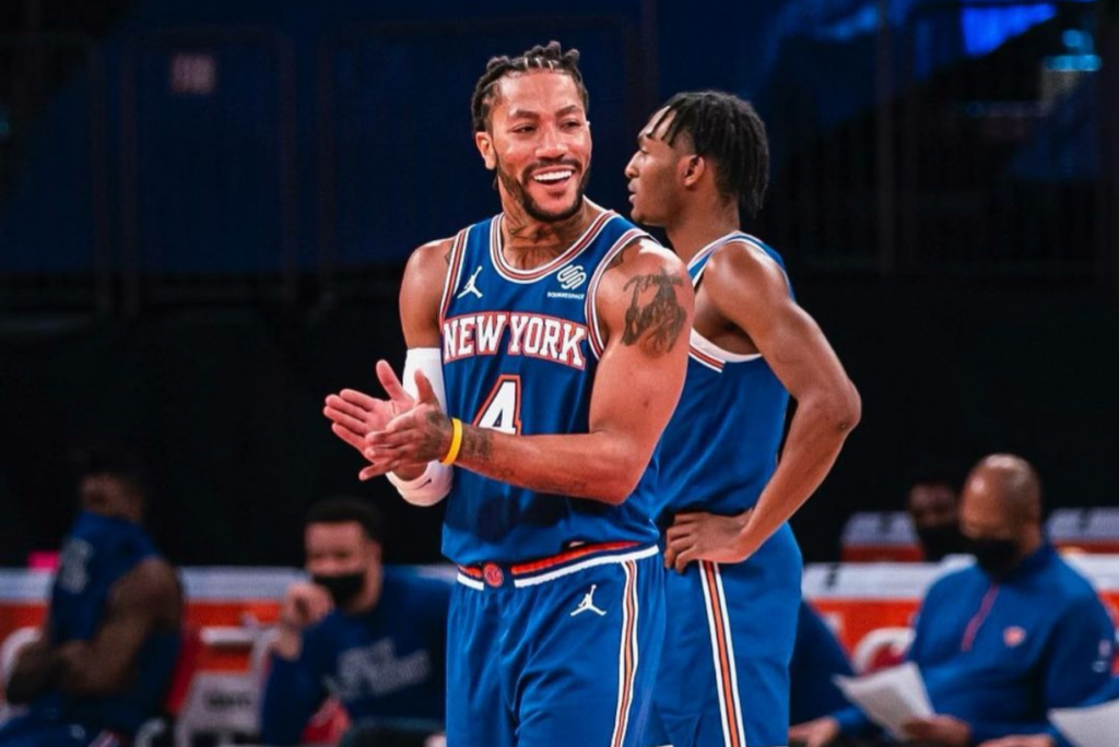 Derrick Rose atuou pelo NY Knicks no fim da carreira