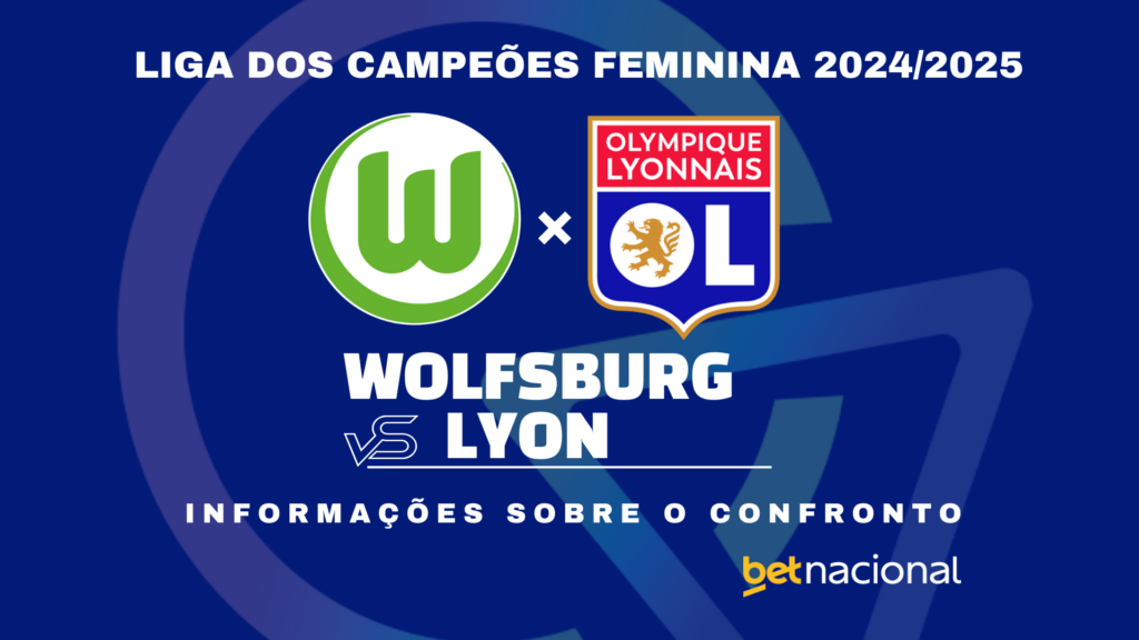 Wolfsburg x Lyon Liga dos campeões Feminina 2024 2025